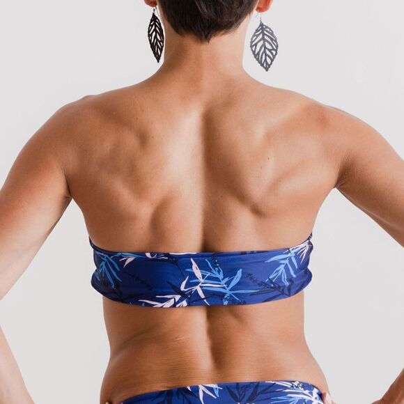 NWT Medium: 2/$15 Bandeau Bikini Top Bundle in Blues - Picture 7 of 13